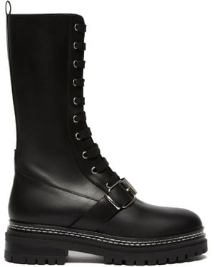 Weekend by Maxmara Tana Combat Boots - Black