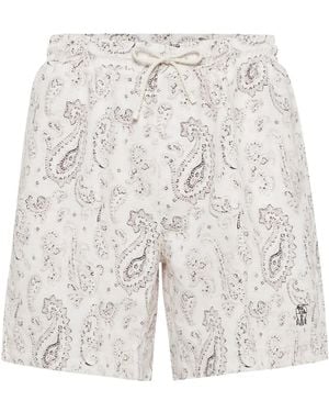 Brunello Cucinelli Paisley-print Swim Shorts - Multicolour