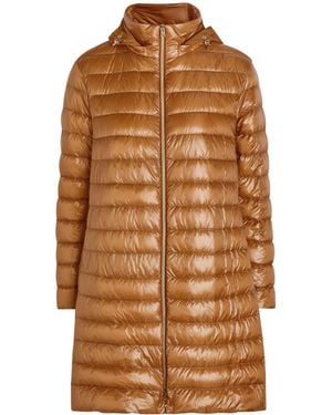 Herno Hooded Down Puffer Jacket - Brown