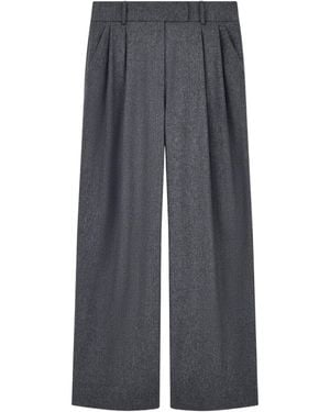 Giorgio Armani Wide-Leg Pants - Gray