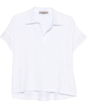 D.exterior Cuffed Top - White