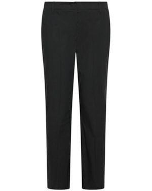 Marella Stretch Poplin Pants - Black