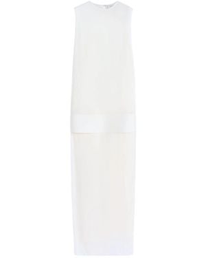 Sportmax Layered Maxi Dress - White