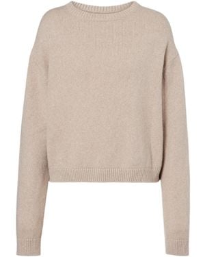 KHAITE Milo Cashmere Sweater - Natural