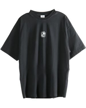 Vetements Crew Neck Short-Sleeved T-Shirt - Black