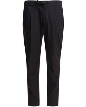 Herno Drawstring Pleated Pants - Black
