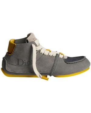 Dior Homme Roadie Lace-Up Boots - Grey