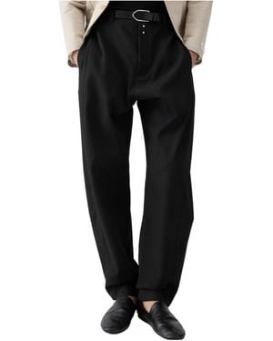 Jacquemus Oranger Wide-Leg Trousers - Black