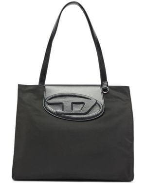 DIESEL 1Dr Oval D Tote Bag - Black