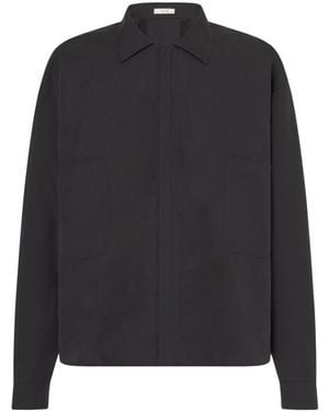 The Row Lapel Casual Jacket - Black
