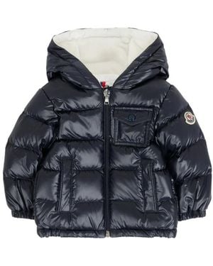 Moncler Mesles Hooded Down Jacket - Blue
