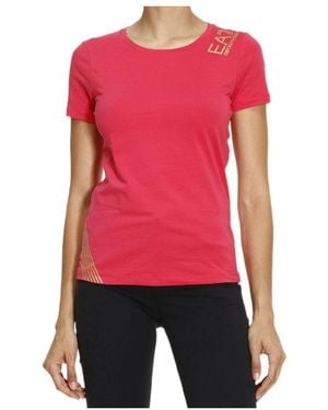Emporio Armani Round-Necked T-Shirt - Red
