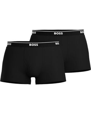 BOSS Two Pairs Of Simple Underpants - Black