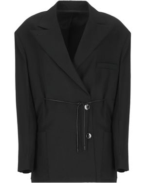 Lanvin Drawstring Waist Blazer - Black