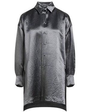Max Mara Solid Color Shirts Blouses - Gray