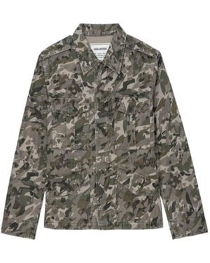 Zadig & Voltaire Camouflage Casual Jacket - Grey