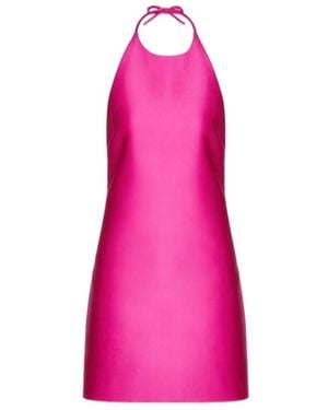 Valentino Halterneck Sleeveless Dress - Pink