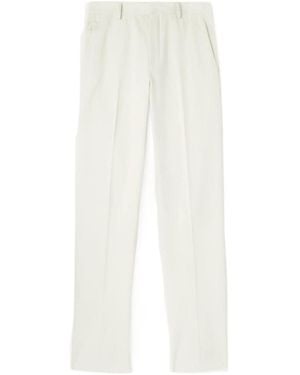 Loro Piana Pleated Trousers - White