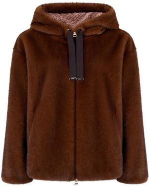 Herno Long-Sleeve Casual Jacket - Brown