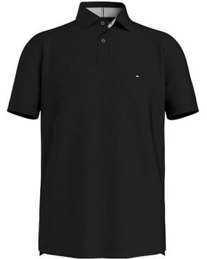 Tommy Hilfiger Minimalist Shortsleeve Polo Shirt - Black