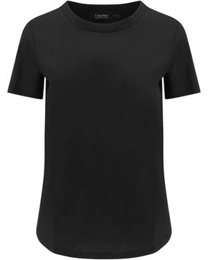 Max Mara Reno Crewneck Short-Sleeved T-Shirt - Black