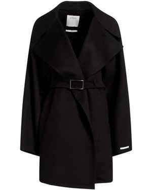 Sportmax Elegant Wool Coat - Black