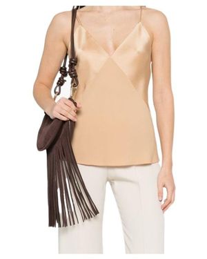 forte_forte V-Neck Top - White