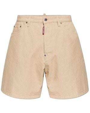DSquared² 'Boxer' Denim Shorts - Natural