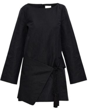 Posse Yvette Tassel Mini Dress - Black