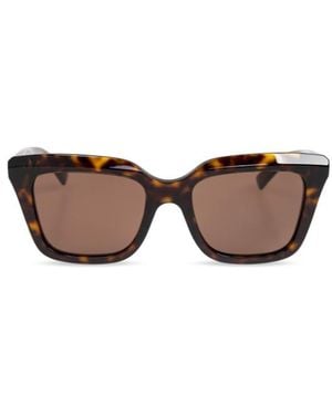 McQueen Eyewear Square Frame Sunglasses - Multicolour