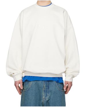 Vetements Paris Embroidered Sweatshirt - White