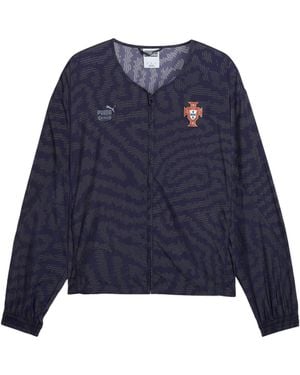 PUMA X Fpf X Sb King Logo-Print Jacket - Blue