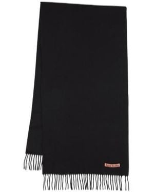 Acne Studios Rectangular Scarf - Black
