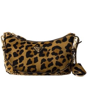 Prada Printed Calf Hair Leather Mini-Bag - Multicolor