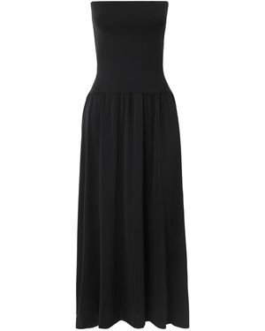 Eres Oda Strapless Dress - Black