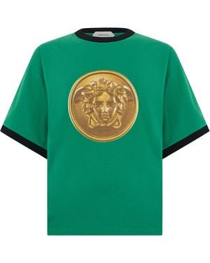 Versace Crew-Neck T-Shirt - Green