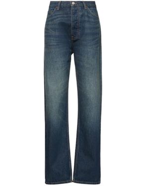 AYA MUSE High Rise Tapered Jeans - Blue