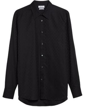 McQueen Skull Jacquard Shirt - Blue