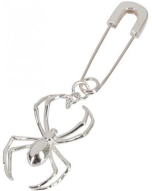 Ambush Spider Pin Earrings - White