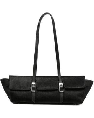 Elleme Top Hand-Held Shoulder Bag - Black