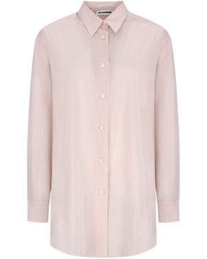 Jil Sander Muslin Oversized Shirt - Pink
