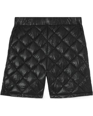 Burberry Rixson Diamond-Quilted Shorts - Black