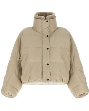 Brunello Cucinelli Cotton Full-Length Jacket Clothing - Natural