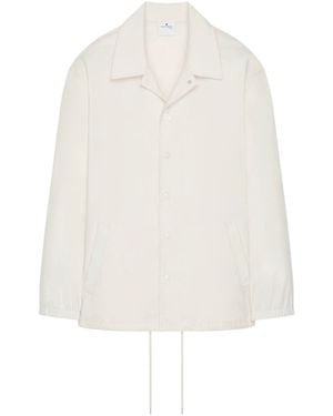 Courreges Buttoned Shirt Jacket - White