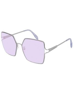 McQueen Logo Sunglasses - White
