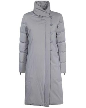 Emporio Armani Long-Sleeved Down Jacket - Grey