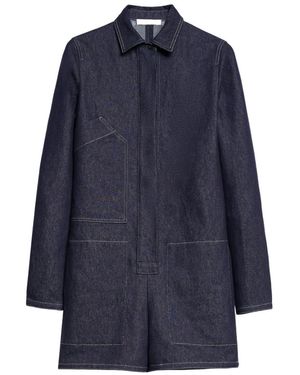 Max Mara Denim Jumpsuit - Blue