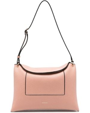 Wandler Penelope Slouch Logo-Detail Shoulder Bag - Pink