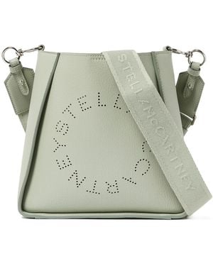Stella McCartney Logo Square Crossbody Bag - Green