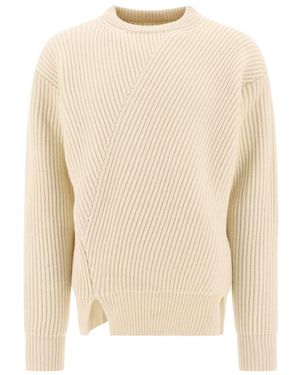 Jil Sander Crewneck Knitted Jumper - Natural